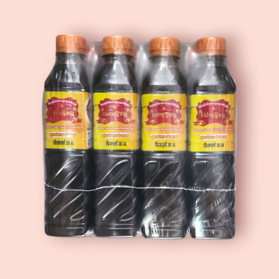 น้ำปลาร้าแม่เหรียญ ฝาส้ม380มล(12ขวด)