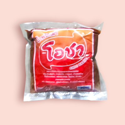 โอชา น้ำพริกเผา 500กรัม (ถุง)