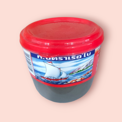 กะปิเรือใบ ฝาแดง 1100กรัม (กระปุก)