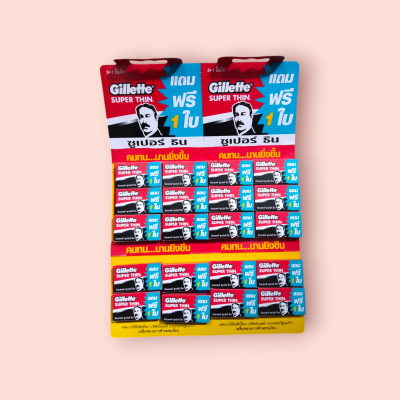 ใบมีดยิลเลตุปเปอร์ติน  5+1   (แผง24อัน)