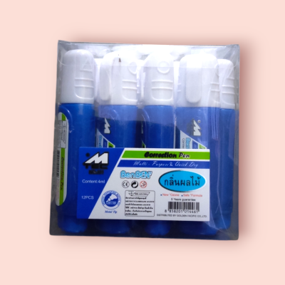 หมึกลบคำผิด กลิ่นผลไม้ เบนเบน(แพ็ค12อัน)