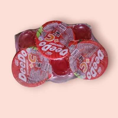 ดีโด้ แก้ว สตอเบอรี่  (แพ็ค6)