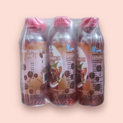 น้ำทับทิม ดังว่า 10บาท  (แพ็ค6)