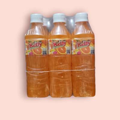 น้ำส้มเคลลี่ 10บาท  (แพ็ค6)