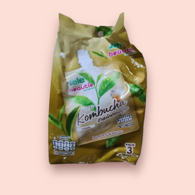 เจเล่บิวตี้ 10บาท ชาหมักคอมบูฉะ  (แพ็ค3)