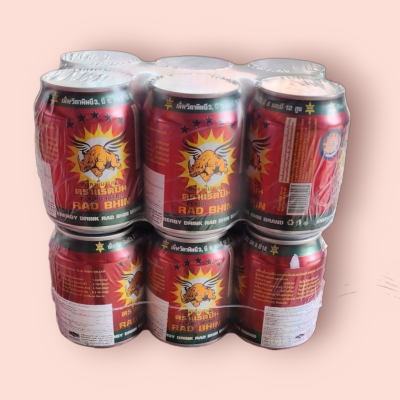 เครื่องดื่มแรดบิน แพ็ค 6กระป๋อง