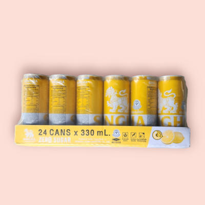 สิงเลมอน กระป๋อง 330มล เหลือง (ลัง24ชิ้น)