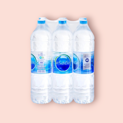น้ำดื่มคริสตัล 1500มลแพ็ค6