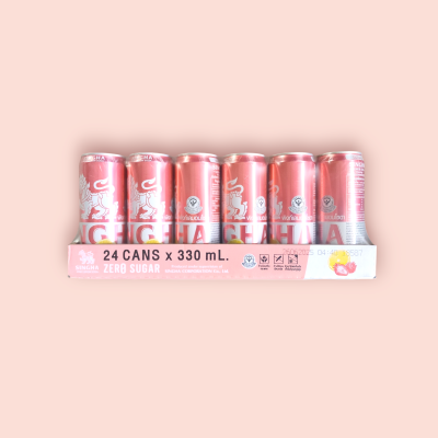 สิงห์พิ้งเลมอน กระป๋อง 330มล ถาด24กระป๋อง