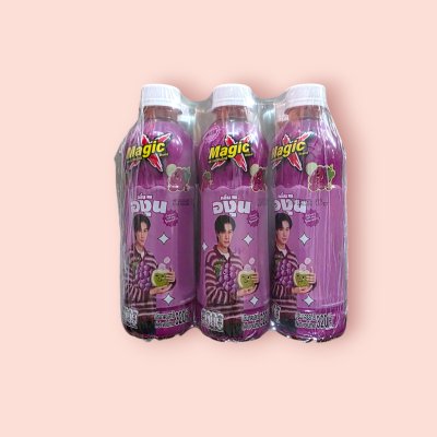 เมจิ๊กเอ๊ก 10บาท องุ่น (แพ็ค6ขวด)