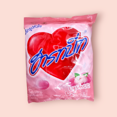 ฮาร์ทบีท 100เม็ด ลิ้นจี่(ถุง)