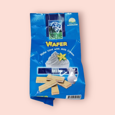 เวเฟอร์ดอกบัว10บาทสีฟ้า(ซอง)