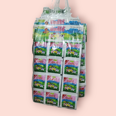 มิลโก้1บาทสตอเบอรี่(แพ็ค48แท่ง)