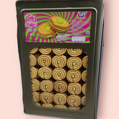 ขนมปังปี๊บ5กก ก้นหอยใบเตย