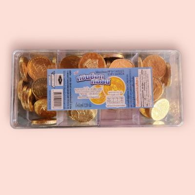 ช๊อกโกแลตเหรียญ 60ชิ้น(กระปุก)