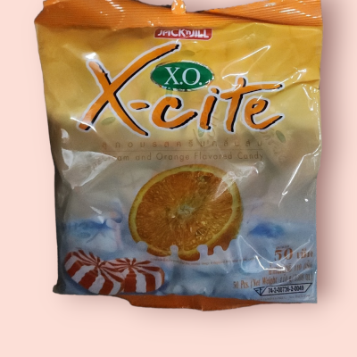 ลูกอม เอ๊กโอ รสส้ม 50เม็ด(ถุง)