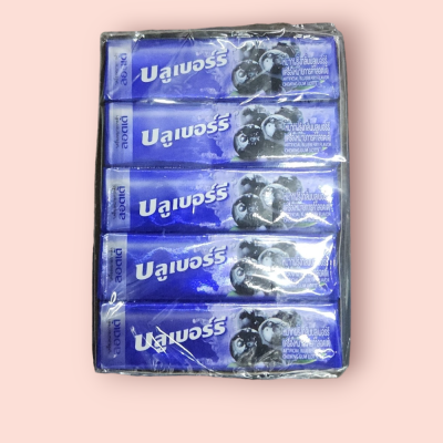 หมากฝรั่งลอตเต้5บาท บลูเบอรี่(แพ็ค20ชิ้น)