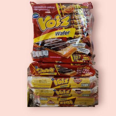 ว๊อยเวเฟอร์ช๊อกโกแลตคาราเมล 5บาท(โหล)