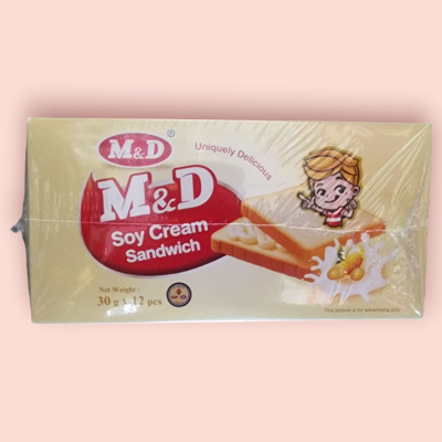 เอ็มดี ขนมปังถั่วเหลือง  5บาท (โหล)