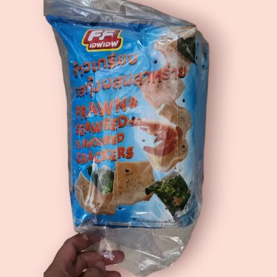 เอฟเอฟ ข้าวเกรียบ กุ้งสาหร่าย20(แพ็ค3ซอง)