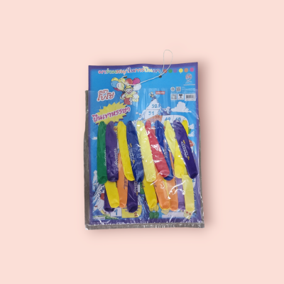 ลูกโป่ง 1บาท  ยาว(แผง)