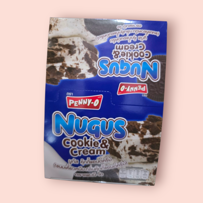 นูกัส เคี้ยวหนึบ 5บาท คุกกี้แอนครีม