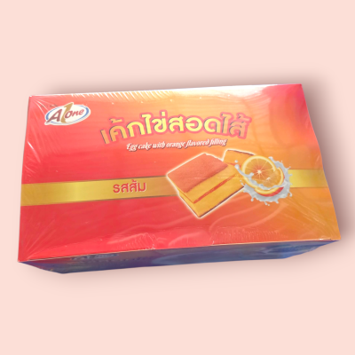 เอวัน เค้กไข่ รสส้ม 5บาท (โหล)