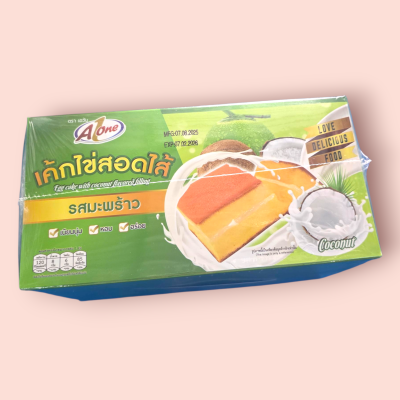 เอวัน เค้กไข่ รสมะพร้าว 5บาท (โหล)