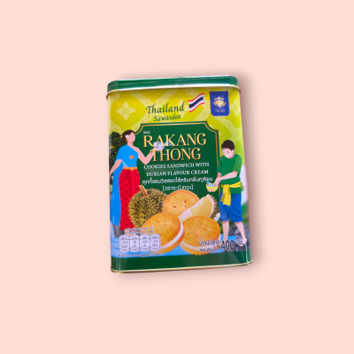 ระฆังทอง 400 กรัม  ขนมปังกรอบกลิ่นทุเรียน