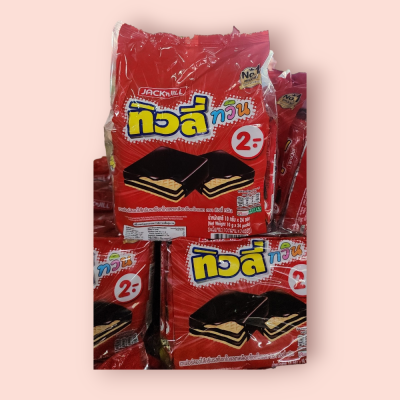 ทิวลี่ 2บาท แดง ช๊อก(ห่อ24ชิ้น)