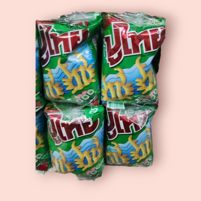 ขนมปูไทย20บาทสีเขียว(แพ็ค3ซอง)