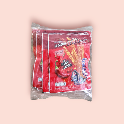 ทาโร่ 20 บาท ปลาเส้นแซ่บรสเผ็ด (แพ็ค6ซอง)