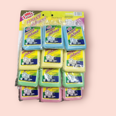 เมอรี่ไบรท์ฟองน้ำหุ้มตาข่าย(24ชิ้น)