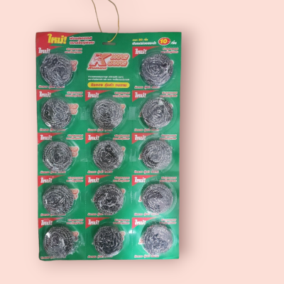 คิงคองฝอยสแตนเลส(12ชิ้น)