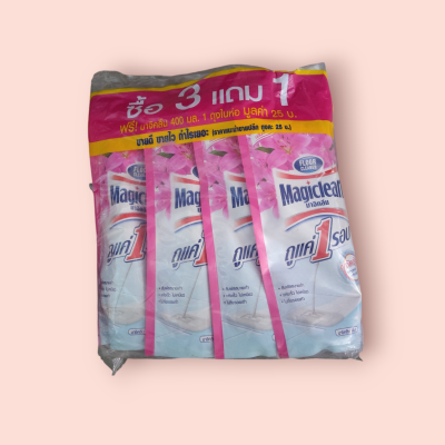 มาจิคลีน 400มล เบอรี่อโรมา ถุงเติม (แพ็ค3+1)