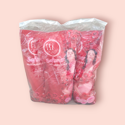 ไฮคลาส 500มล แดง(แพ็ค3ชิ้น)