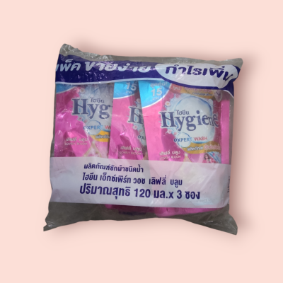 ไฮยีน เอ๊กเพิทวอช 120มล เลิฟลี่ บลูม (แพ็ค3ซอง)