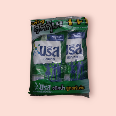 บรีสเอกเซลน้ำ เขียว 650มล(แพ็ค1+1ซอง)