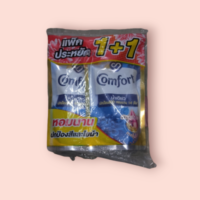 คอมฟอร์ทน้ำเดียว น้ำเงิน 540มล(แพ็ค1+1ซอง)