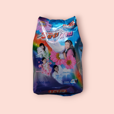 ผงซักผ้า 3แจ๋ว 1000กรัม(ซอง)