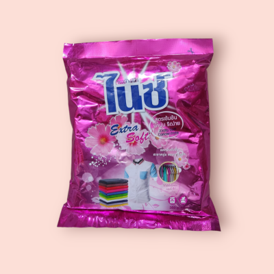 ผงซักผ้าไนซ์ ชมพู 350กรัม  (ซอง)