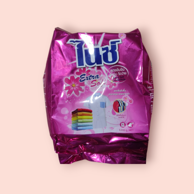 ผงซักผ้าไนซ์ 3000กรัม ชมพู (ถุง)