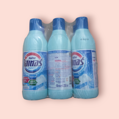 ไฮเตอร์ ซักผ้าขาว 250มล แพ็ค6ขวด ฟ้า