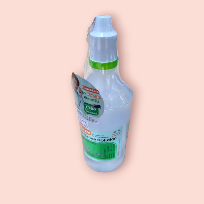 น้ำเกลือคลีนแอนแคร์ 500 มล(ขวด)