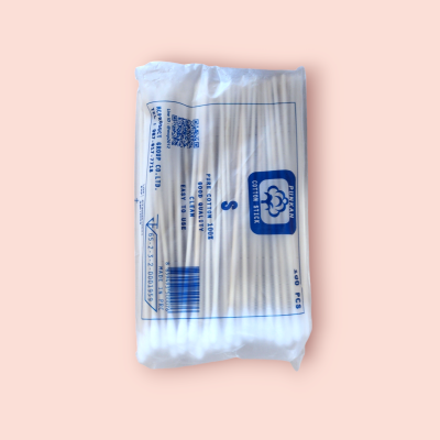 สำลีพันก้าน สำหรับทำแผล เบอร์ S 100 ก้าน(ซอง)