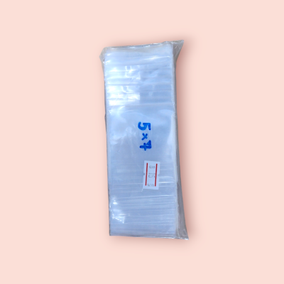 ซองซิปใส 5x7 (ห่อ)