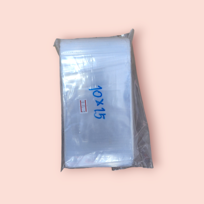 ซองซิปใส 10x15 (ห่อ)