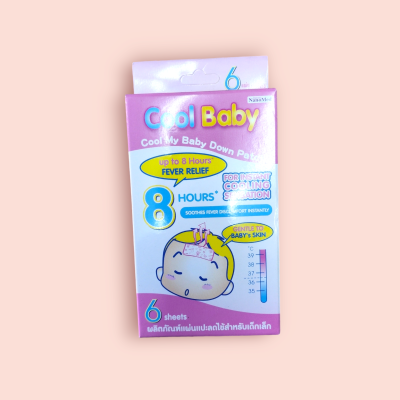 แผ่นแปะลดไข้คลูเบบี้ 6 เดือน (กล่อง3ซอง)