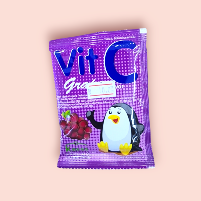 วิตามินซีเม็ดอม เครส องุ่น(ซอง)