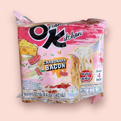 โอเค15บาท คาโบนาร่า85กรัม(แพ็ค5ซอง)